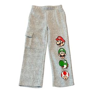 Super Mario gray sweatpants
